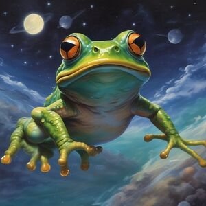 Green and Orange Reptile Decor